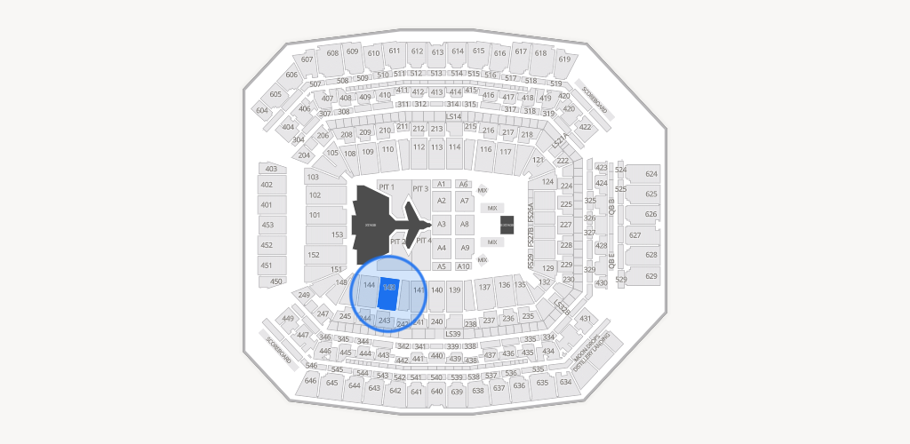 Lucas Oil Stadium Seating Chart