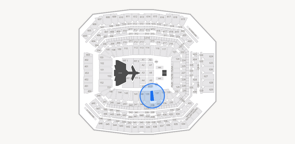 Lucas Oil Stadium Seating Chart