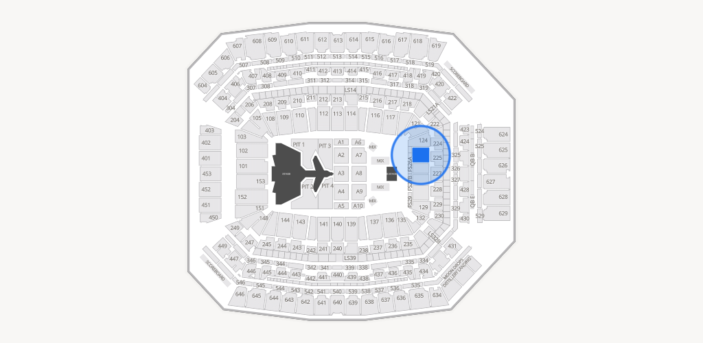 Lucas Oil Stadium Seating Chart