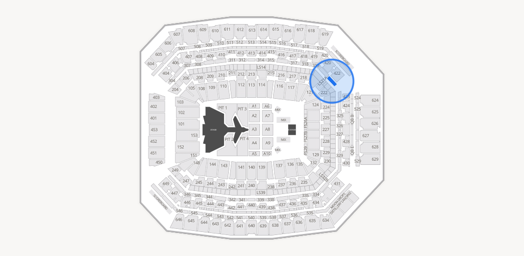 Lucas Oil Stadium Seating Chart