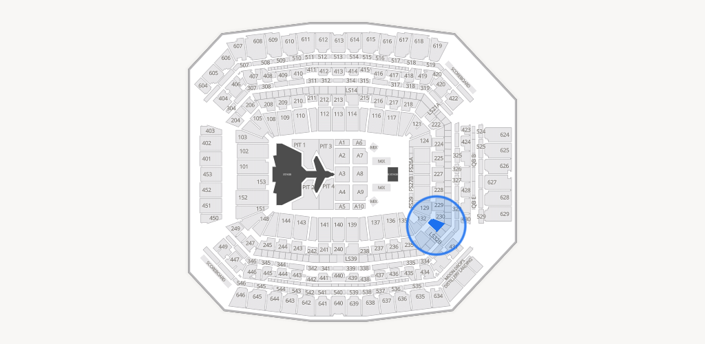 Lucas Oil Stadium Seating Chart