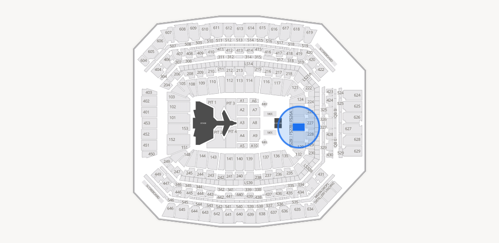 Lucas Oil Stadium Seating Chart
