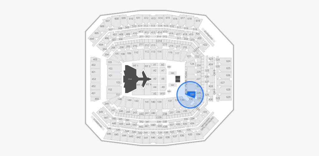 Lucas Oil Stadium Seating Chart