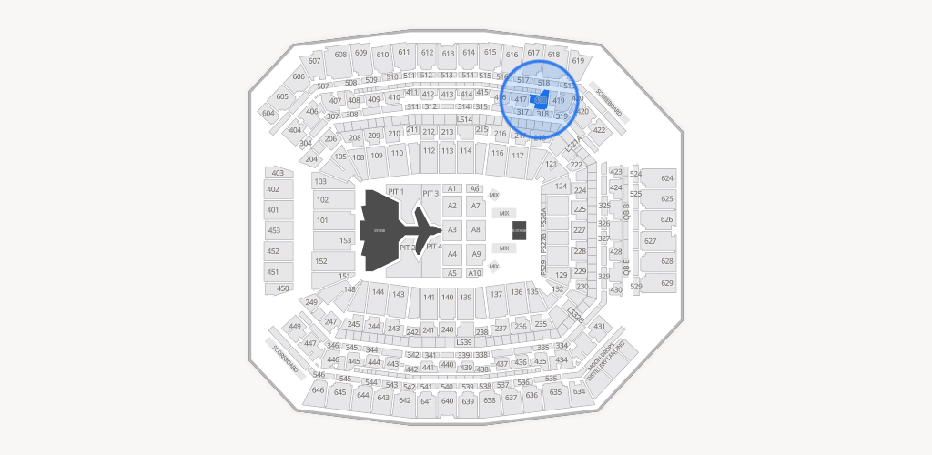 Lucas Oil Stadium Seating Chart