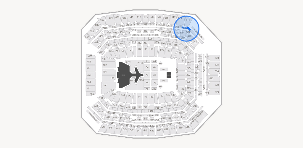 Lucas Oil Stadium Seating Chart