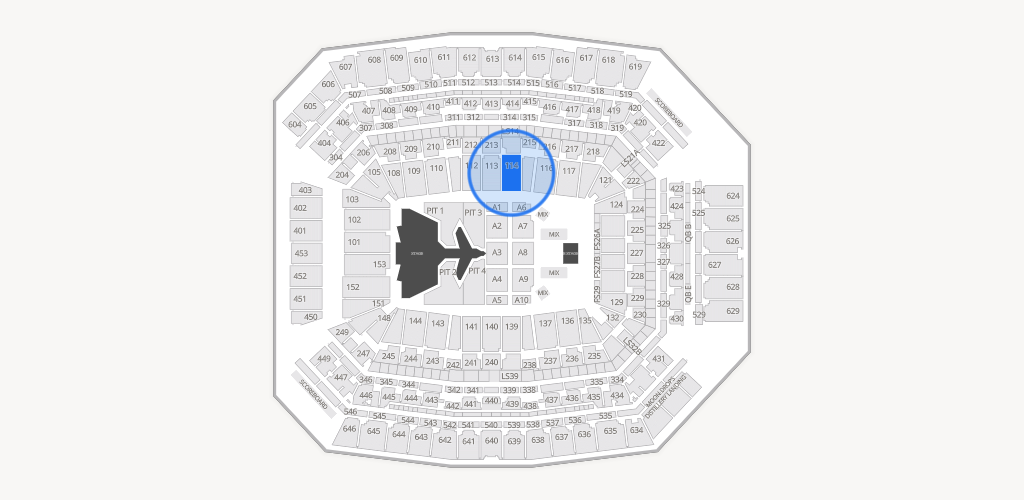 Lucas Oil Stadium Seating Chart