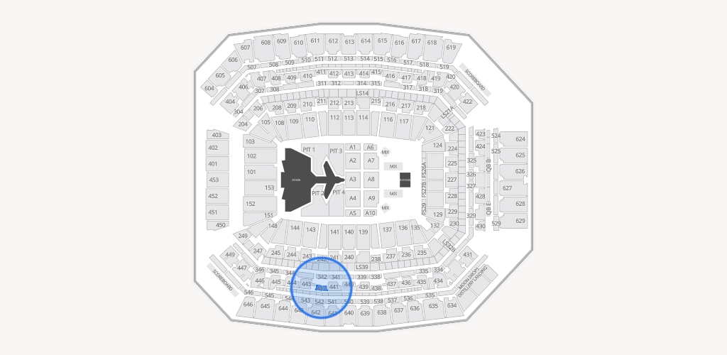 Lucas Oil Stadium Seating Chart