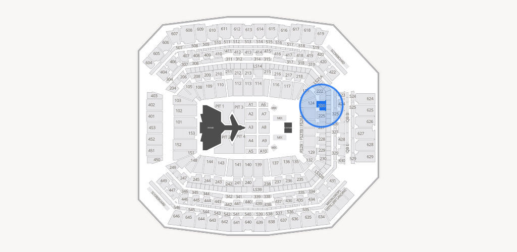 Lucas Oil Stadium Seating Chart
