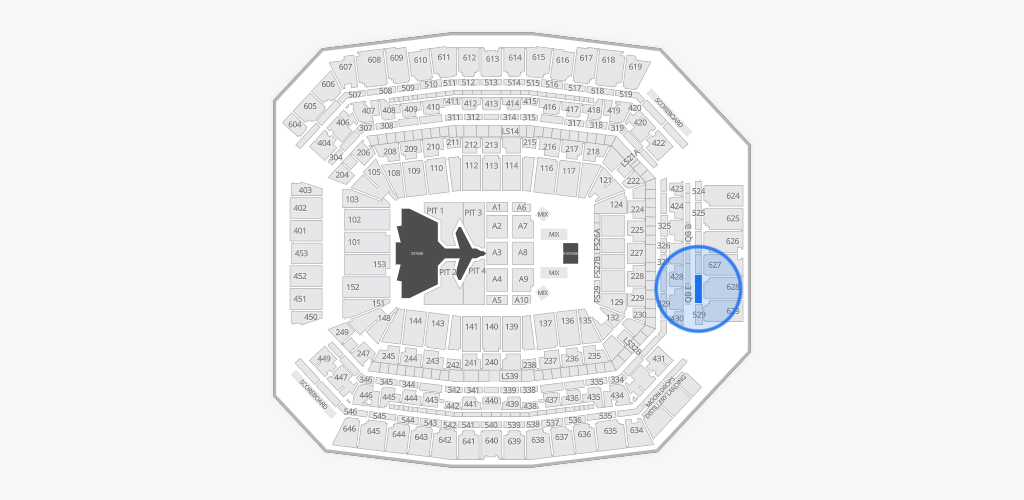 Lucas Oil Stadium Seating Chart