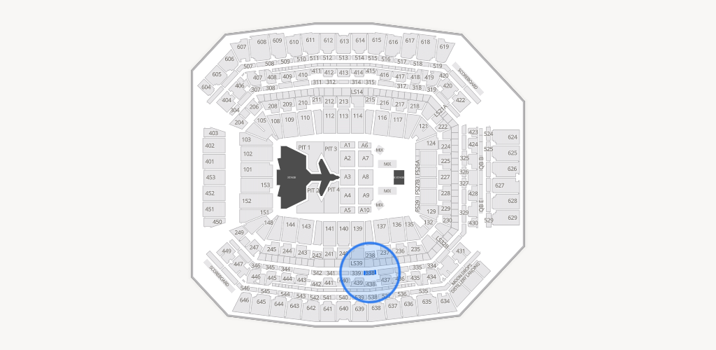 Lucas Oil Stadium Seating Chart