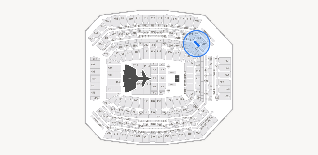 Lucas Oil Stadium Seating Chart