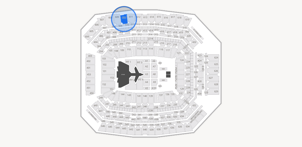 Lucas Oil Stadium Seating Chart