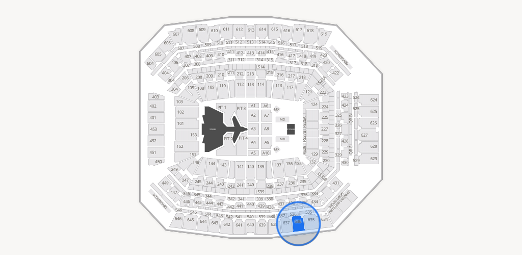 Lucas Oil Stadium Seating Chart