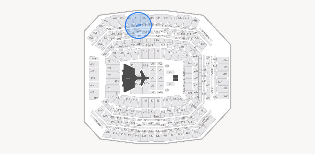 Lucas Oil Stadium Seating Chart