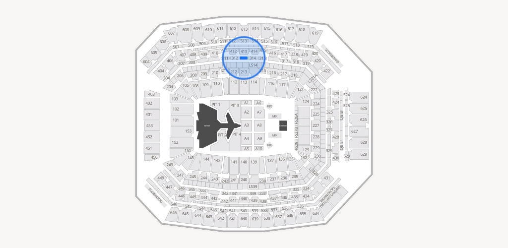 Lucas Oil Stadium Seating Chart