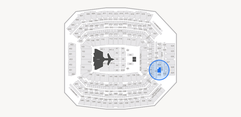 Lucas Oil Stadium Seating Chart