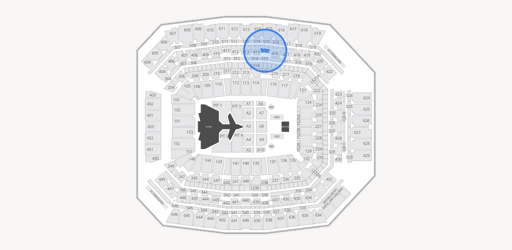 Lucas Oil Stadium Seating Chart