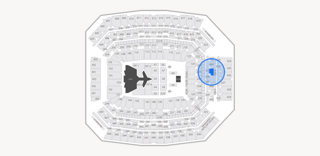 Lucas Oil Stadium Seating Chart