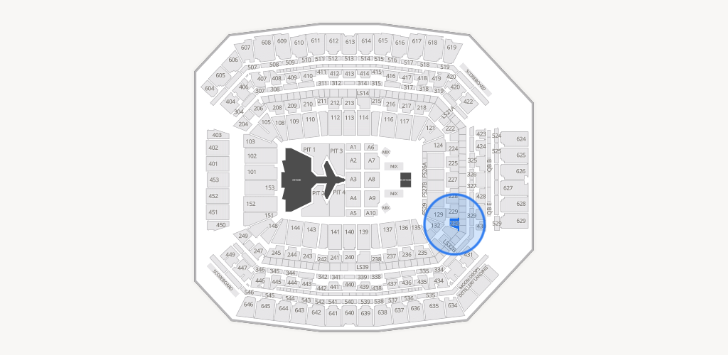 Lucas Oil Stadium Seating Chart