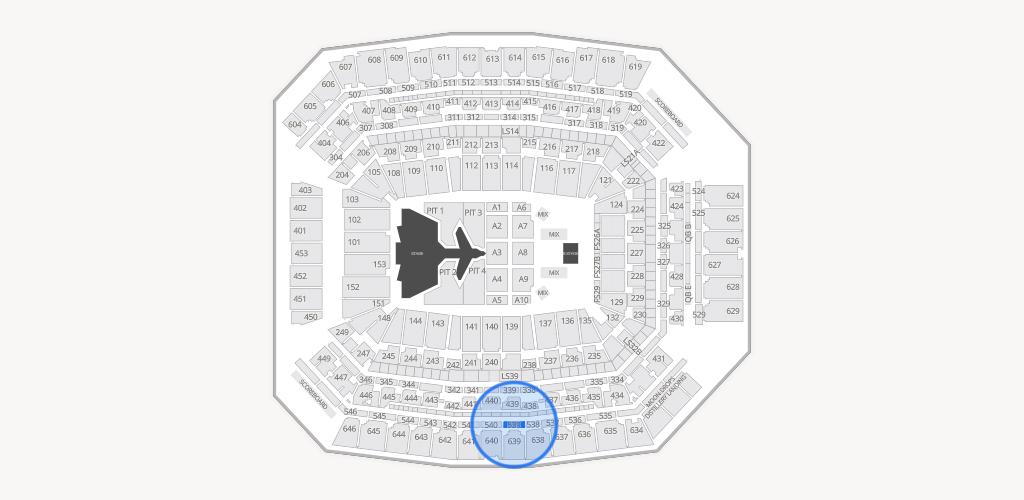 Lucas Oil Stadium Seating Chart