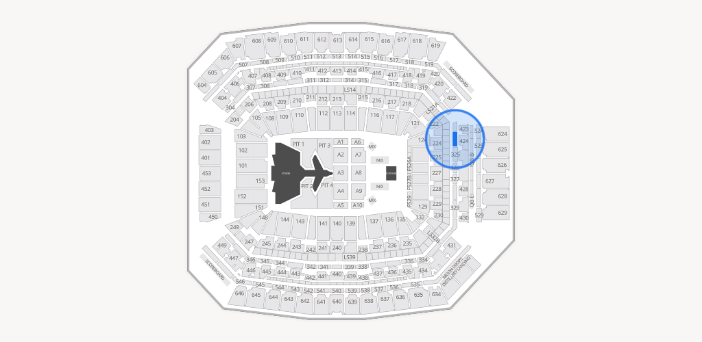 Lucas Oil Stadium Seating Chart
