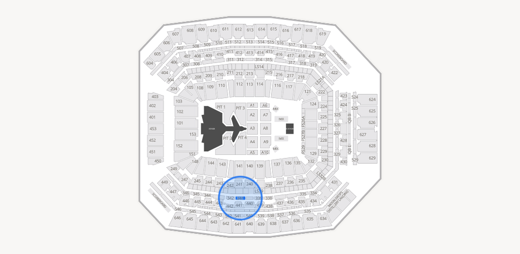 Lucas Oil Stadium Seating Chart