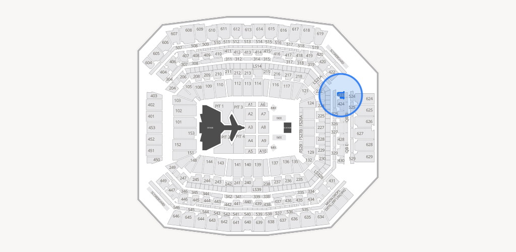 Lucas Oil Stadium Seating Chart