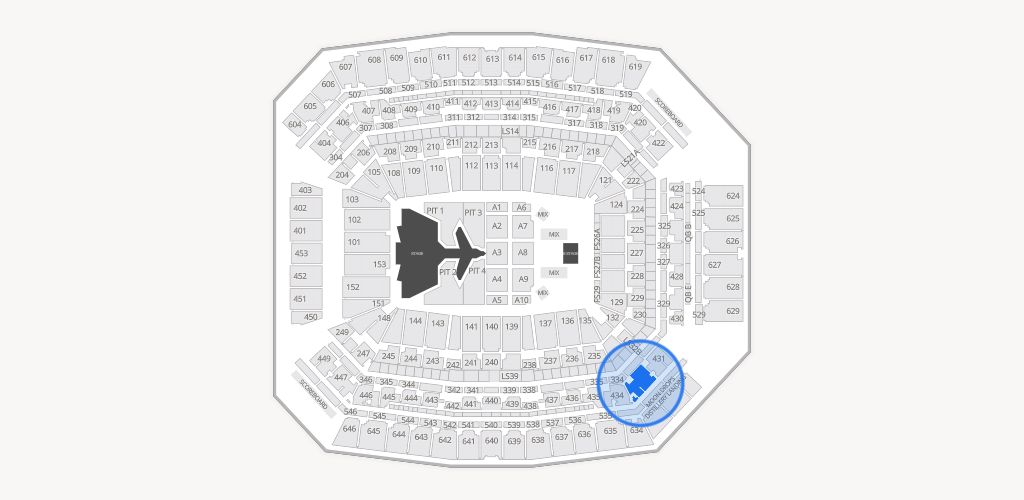 Lucas Oil Stadium Seating Chart