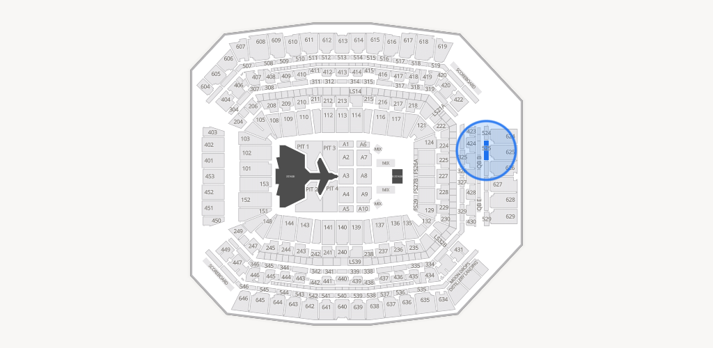 Lucas Oil Stadium Seating Chart