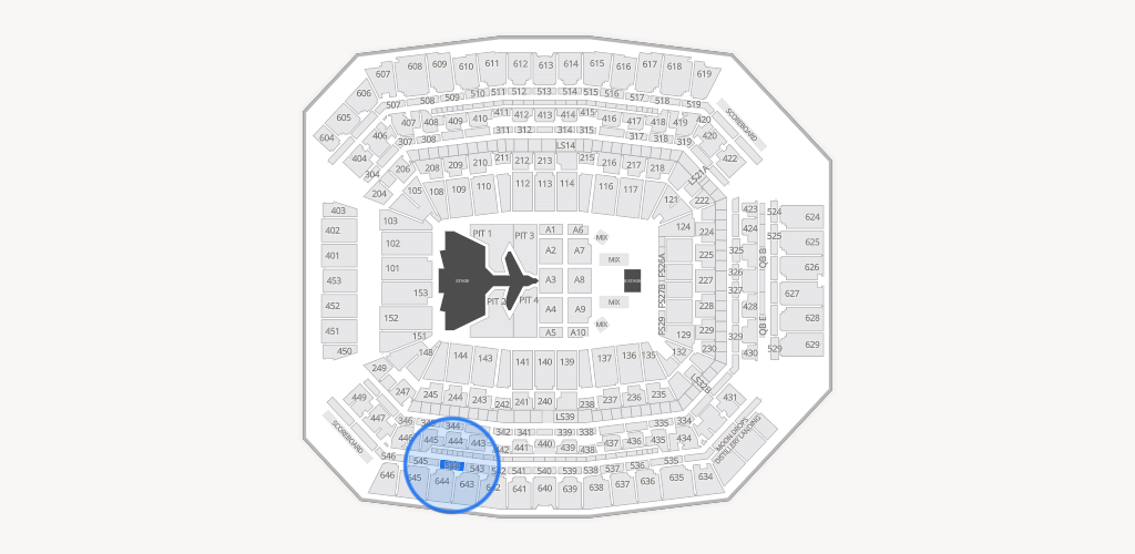 Lucas Oil Stadium Seating Chart