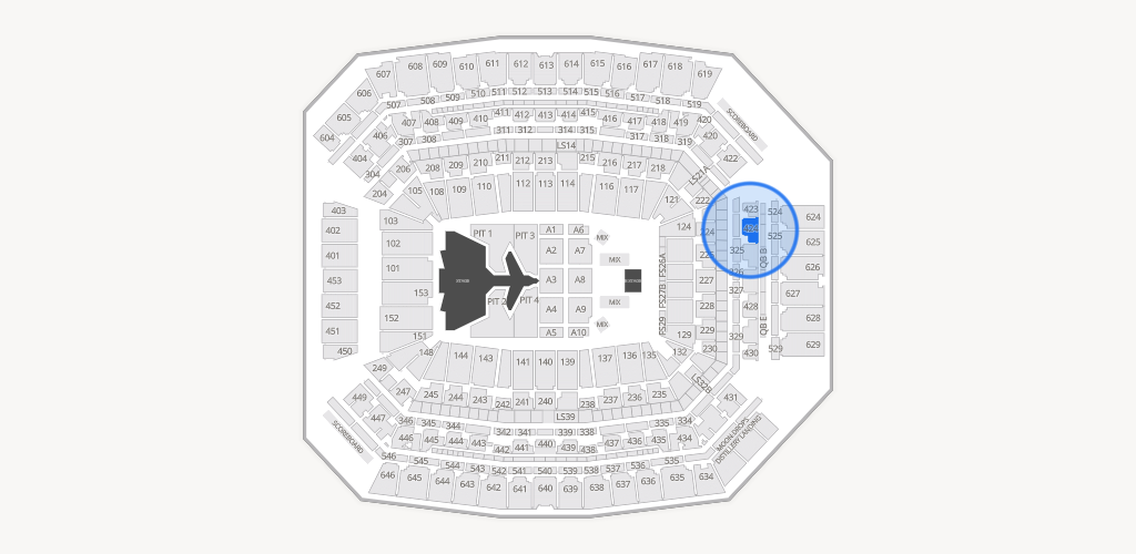 Lucas Oil Stadium Seating Chart