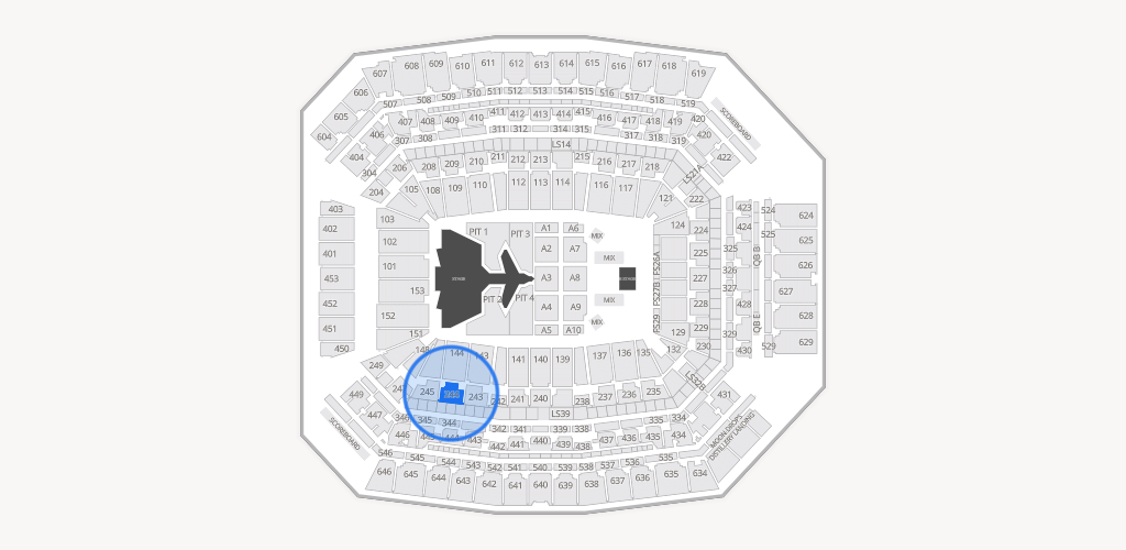 Lucas Oil Stadium Seating Chart