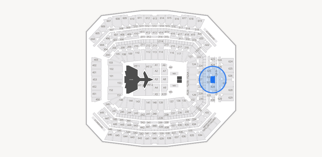 Lucas Oil Stadium Seating Chart