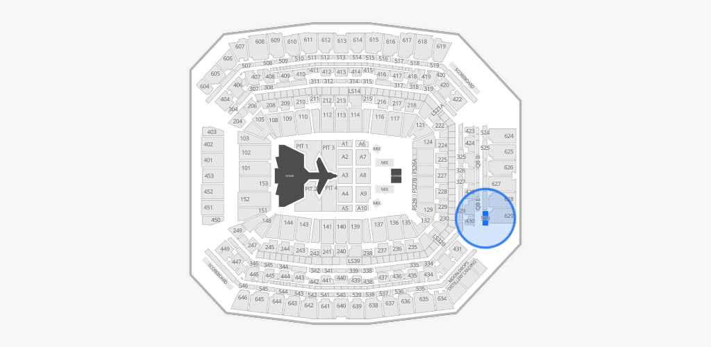 Lucas Oil Stadium Seating Chart
