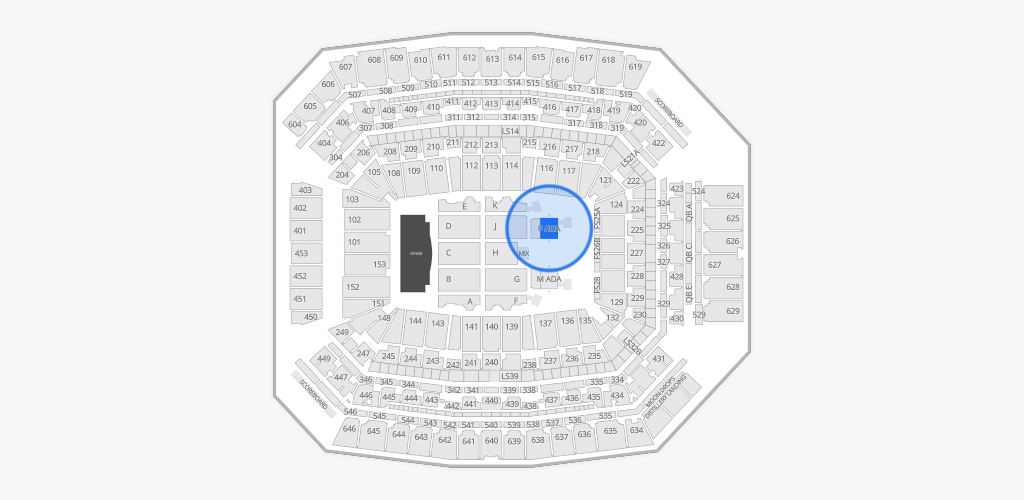 Lucas Oil Stadium Seating Chart