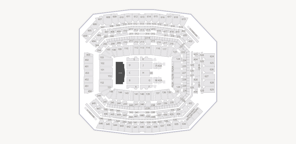 Lucas Oil Stadium Seating Chart
