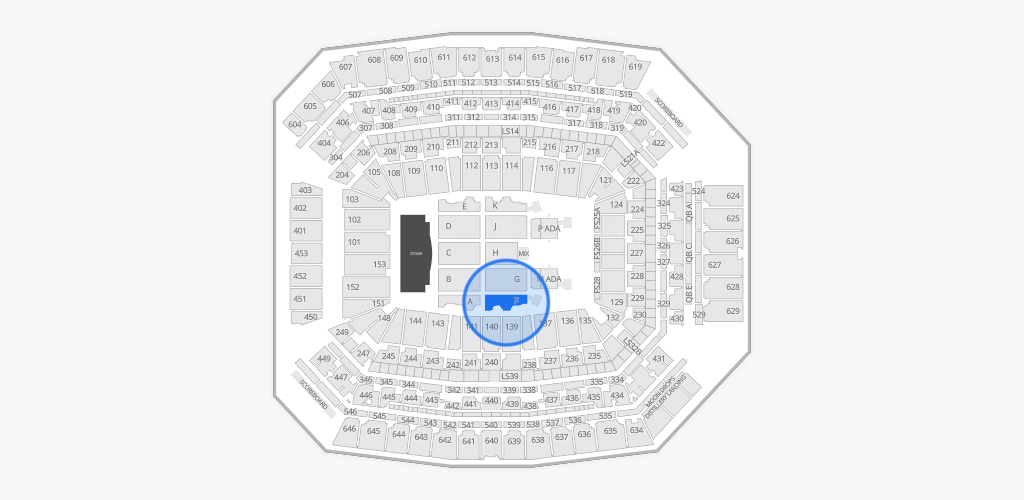 Lucas Oil Stadium Seating Chart