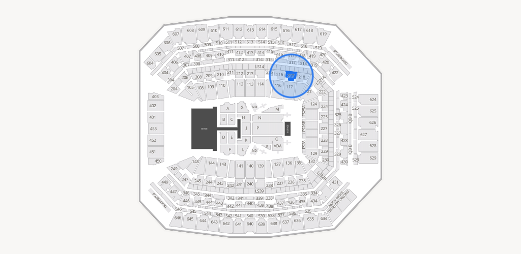 Lucas Oil Stadium Seating Chart