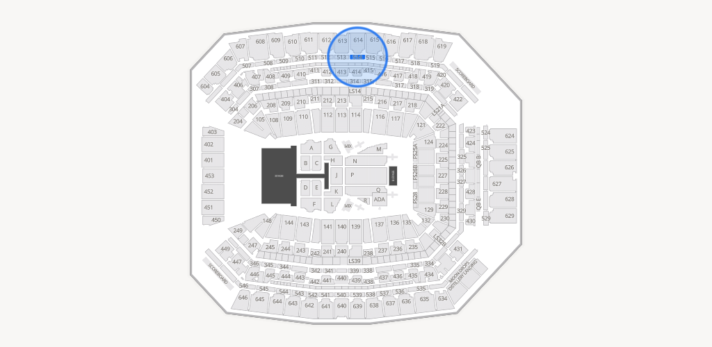Lucas Oil Stadium Seating Chart