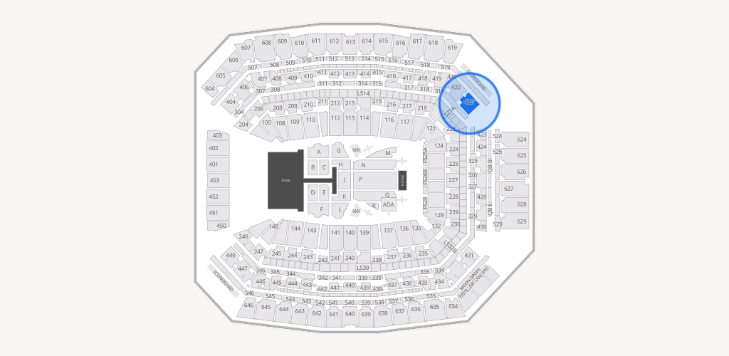 Lucas Oil Stadium Seating Chart