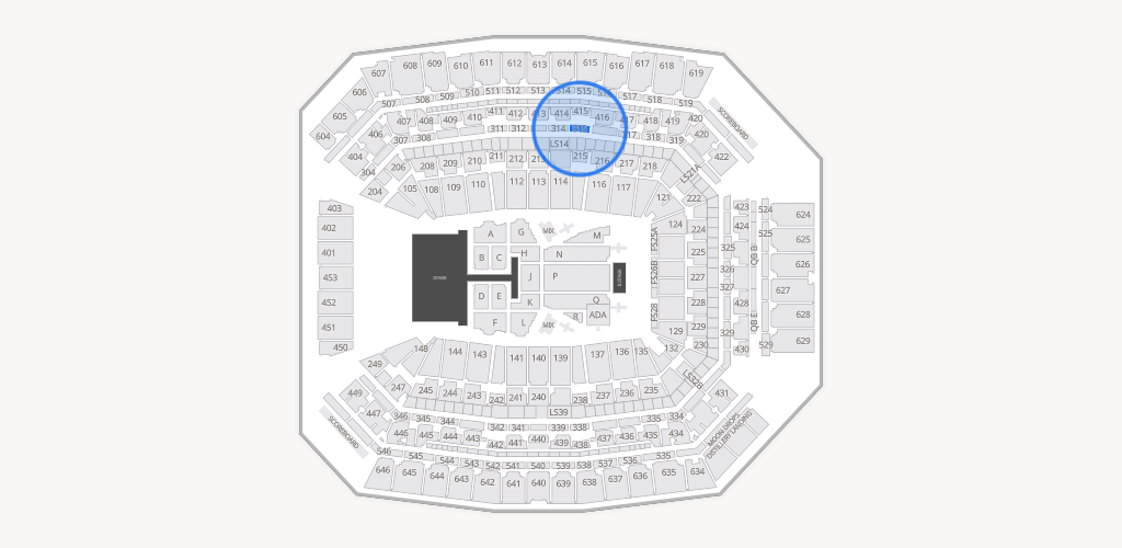 Lucas Oil Stadium Seating Chart