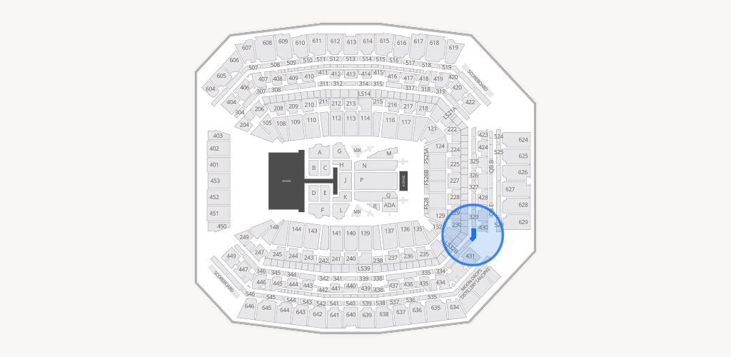 Lucas Oil Stadium Seating Chart
