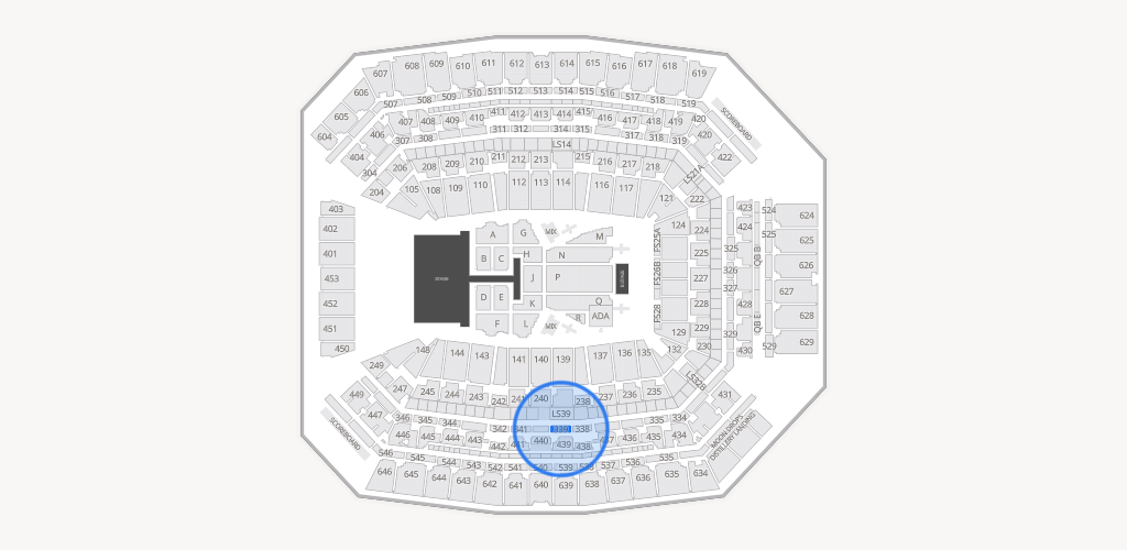 Lucas Oil Stadium Seating Chart