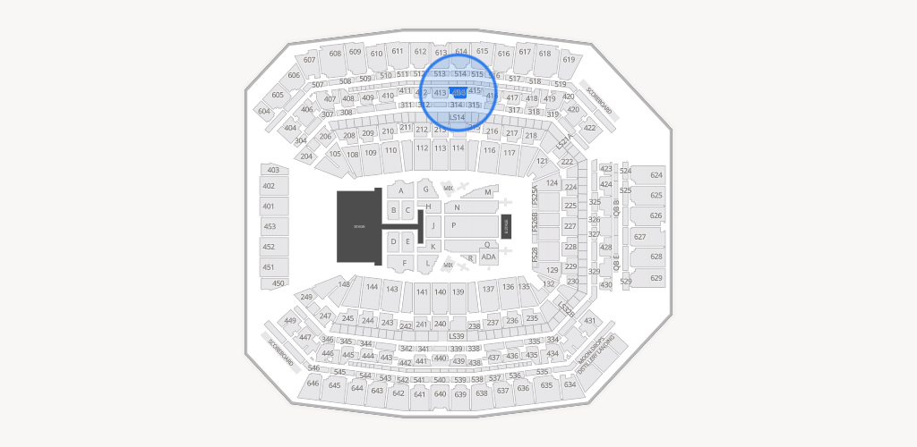 Lucas Oil Stadium Seating Chart