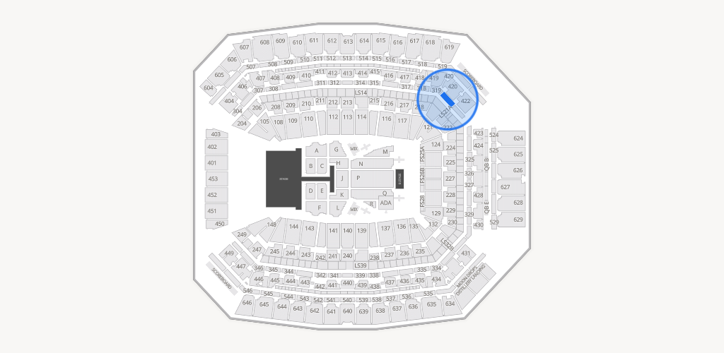 Lucas Oil Stadium Seating Chart