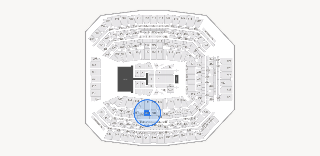 Lucas Oil Stadium Seating Chart