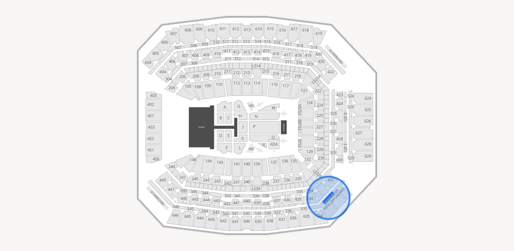 Lucas Oil Stadium Seating Chart