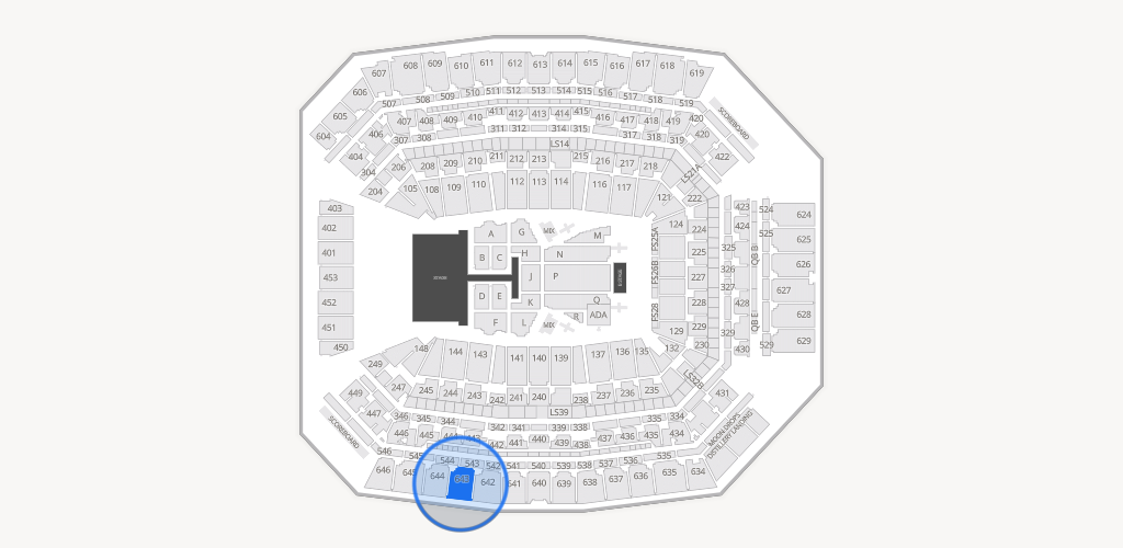 Lucas Oil Stadium Seating Chart