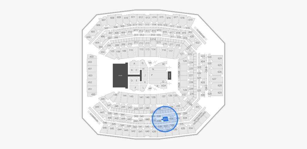 Lucas Oil Stadium Seating Chart