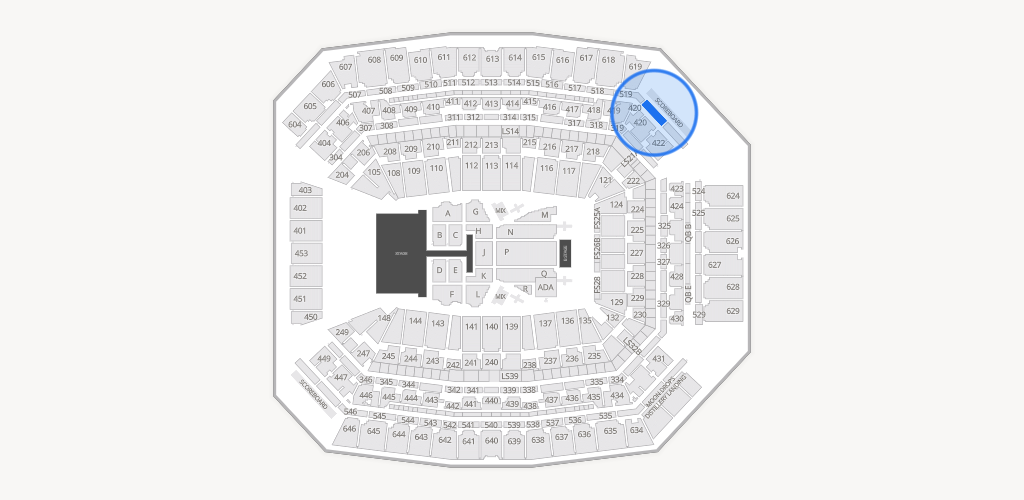 Lucas Oil Stadium Seating Chart